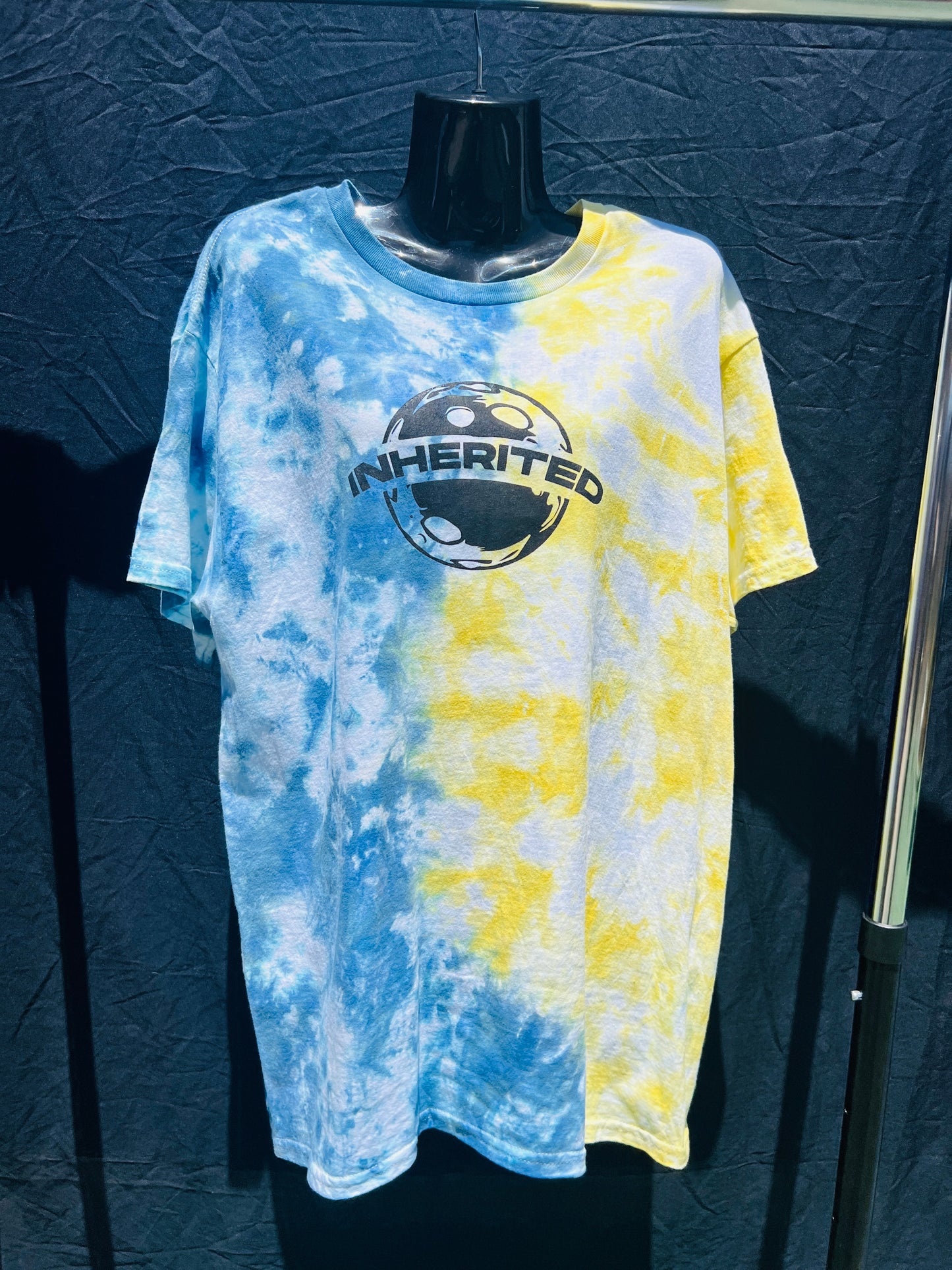 Yellow/Blue Logo T Shirt