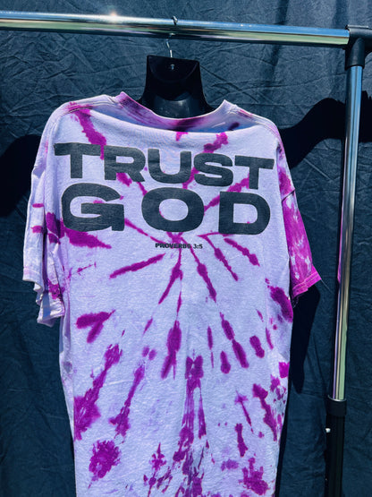 Purple Trust God T Shirt