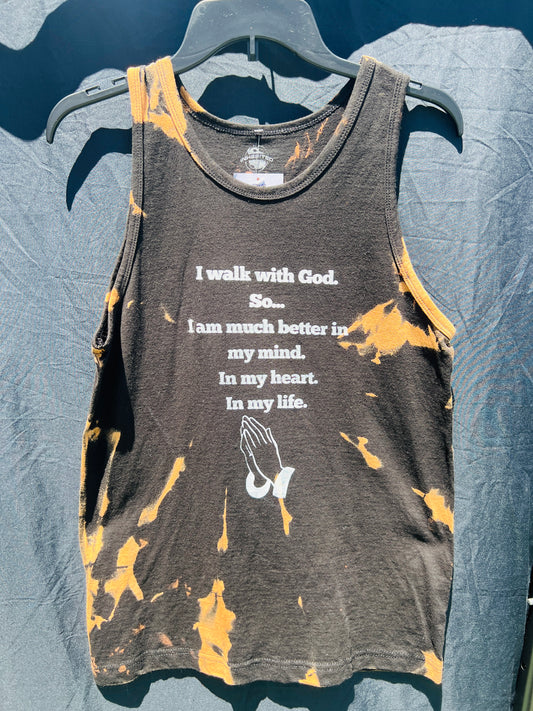 Bleached I Walk With God Tank Top