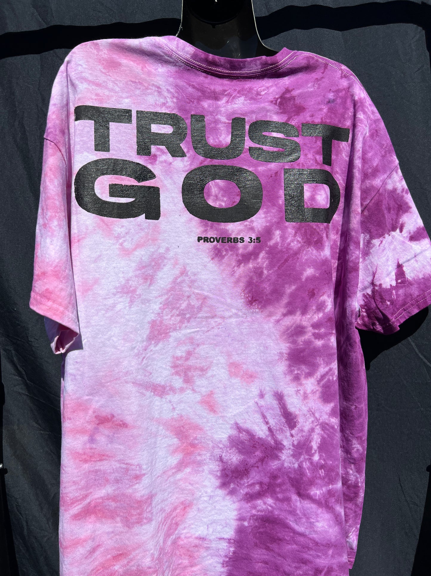 Pink/Purple Trust God T Shirt